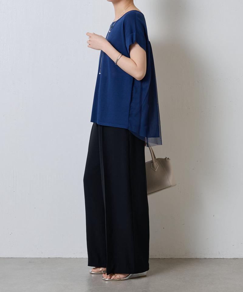【体型カバー◎】サラサシアードッキングニット