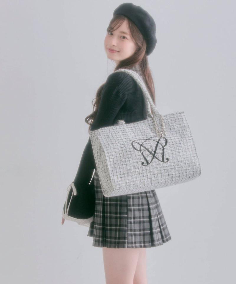 【大容量/推し活】Aimerianejoieチャーム付きキャリーオントート