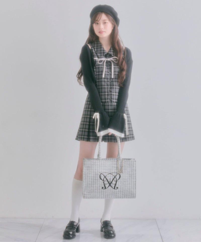 【大容量/推し活】Aimerianejoieチャーム付きキャリーオントート