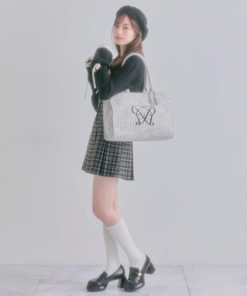 【大容量/推し活】Aimerianejoieチャーム付きキャリーオントート