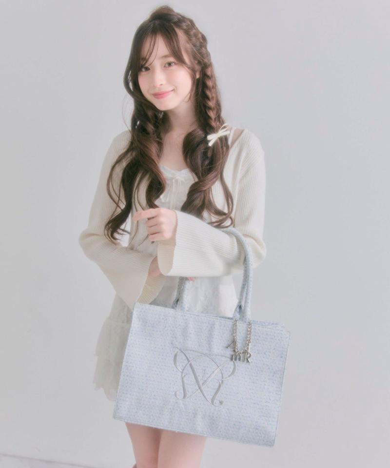 【大容量/推し活】Aimerianejoieチャーム付きキャリーオントート