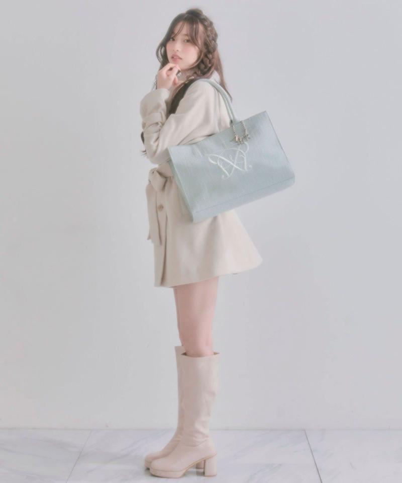 【大容量/推し活】Aimerianejoieチャーム付きキャリーオントート