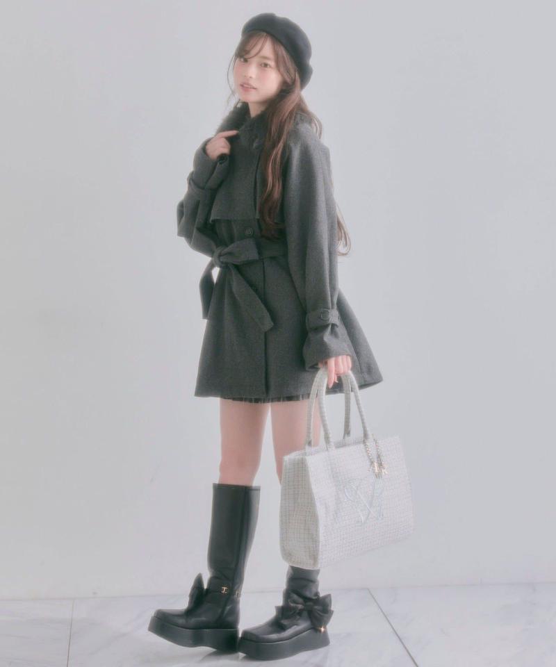 【大容量/推し活】Aimerianejoieチャーム付きキャリーオントート