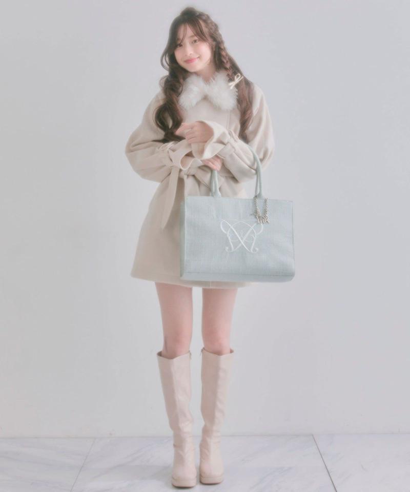 【大容量/推し活】Aimerianejoieチャーム付きキャリーオントート