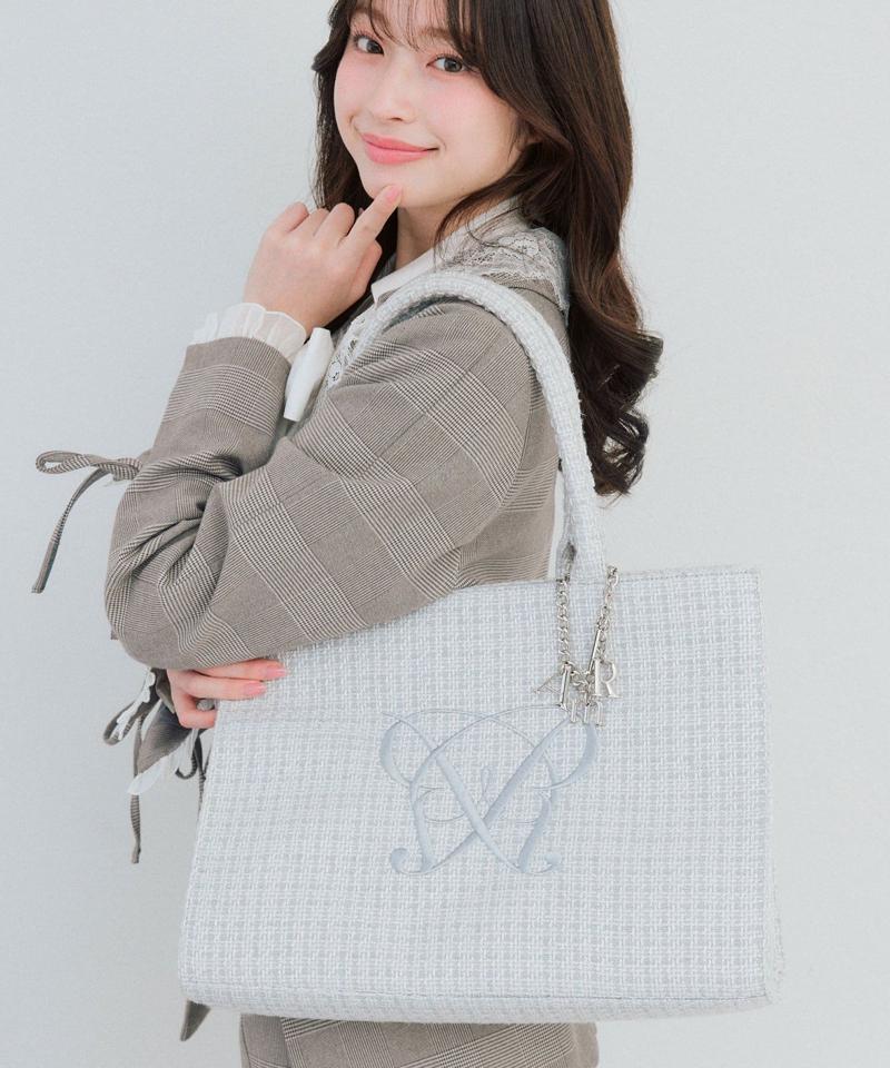 【大容量/推し活】Aimerianejoieチャーム付きキャリーオントート