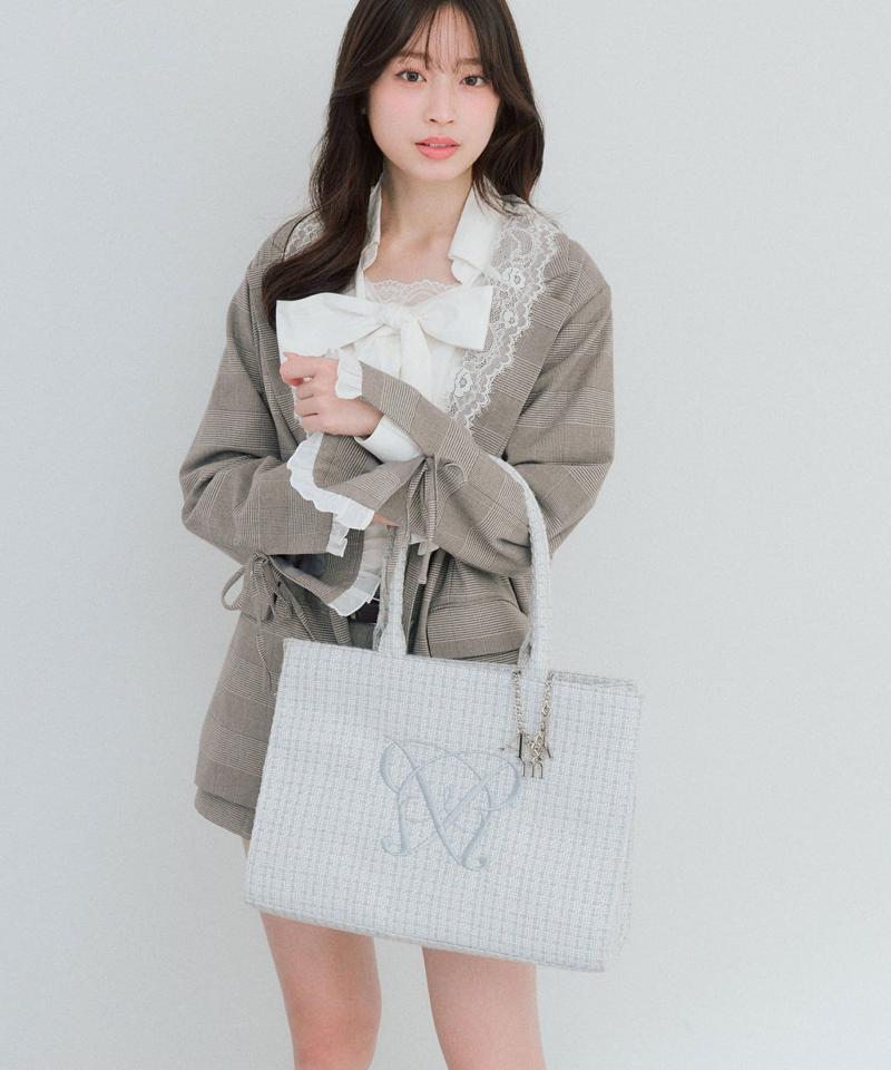 【大容量/推し活】Aimerianejoieチャーム付きキャリーオントート