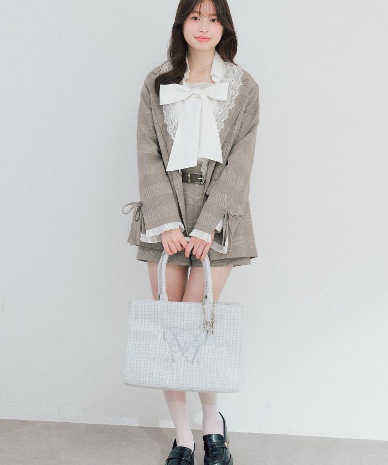 【大容量/推し活】Aimerianejoieチャーム付きキャリーオントート