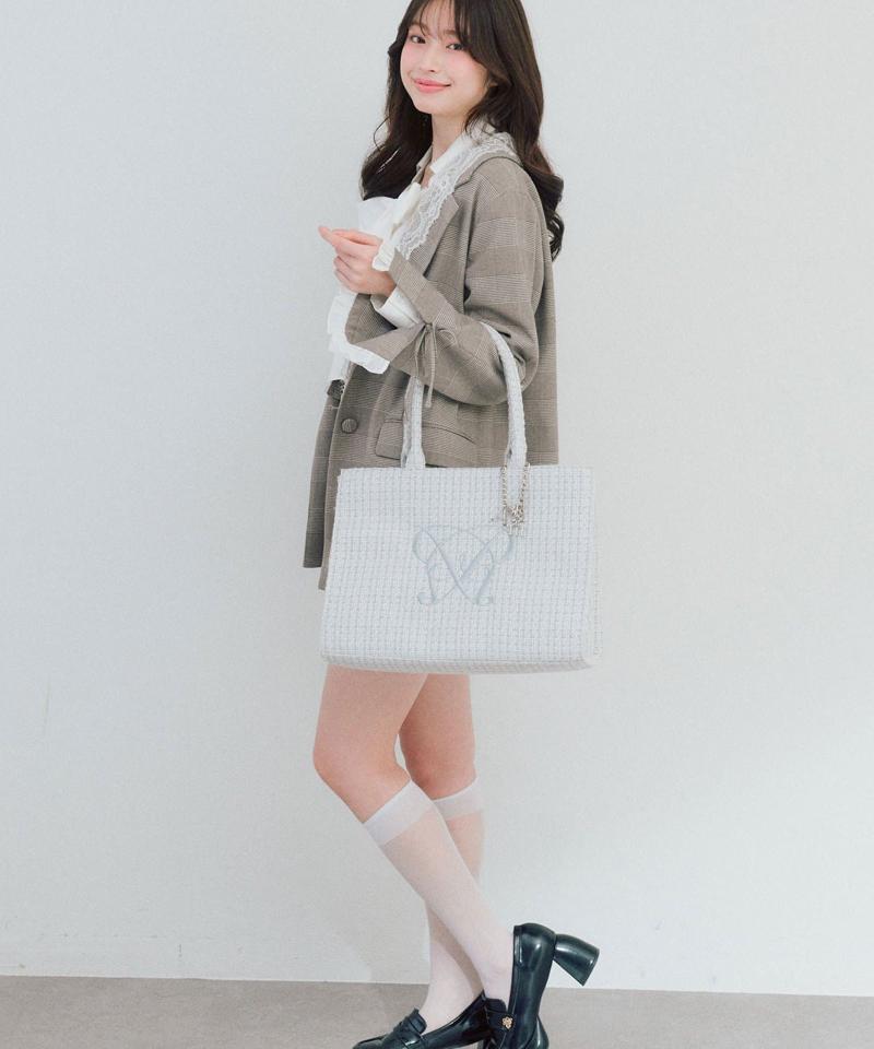 【大容量/推し活】Aimerianejoieチャーム付きキャリーオントート