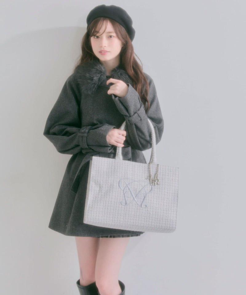 【大容量/推し活】Aimerianejoieチャーム付きキャリーオントート