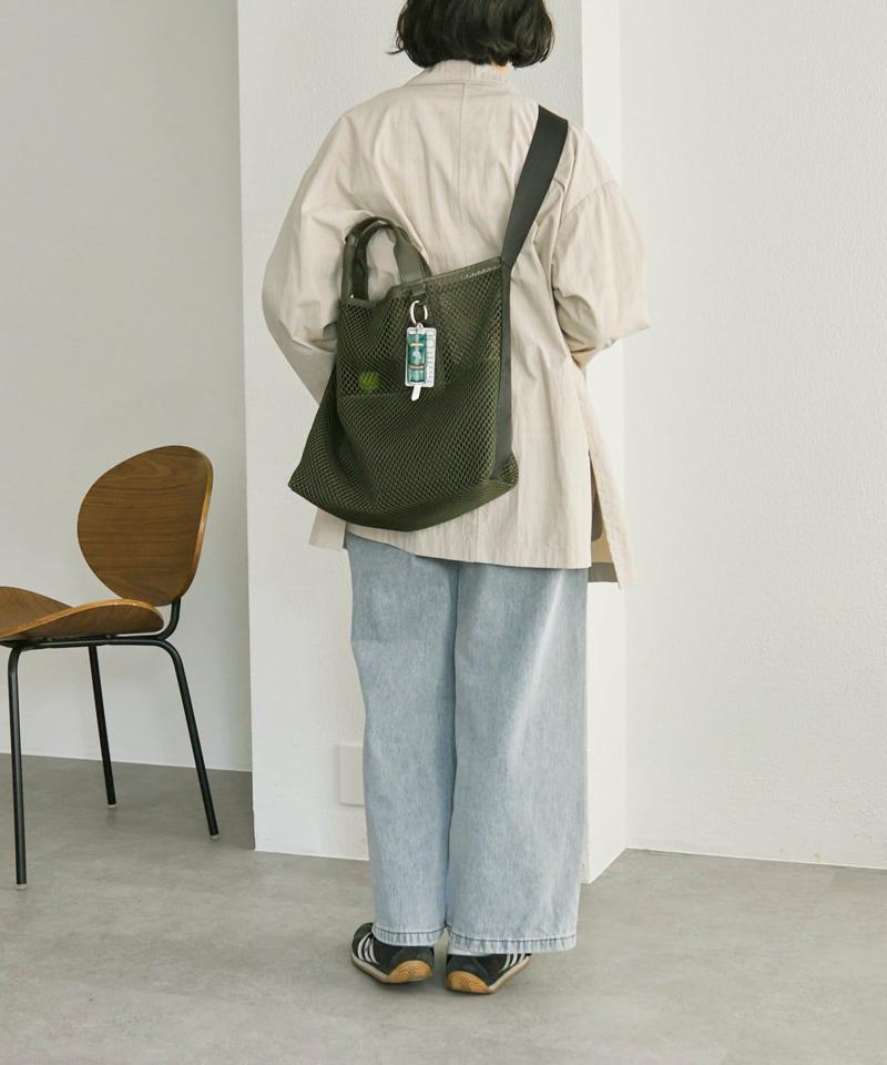追加決定!【ouchi/ほし企画】ダイヤメッシュ2WAYトートバッグLサイズ