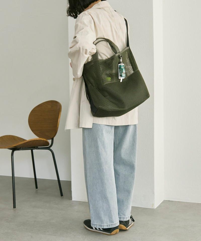 追加決定!【ouchi/ほし企画】ダイヤメッシュ2WAYトートバッグLサイズ