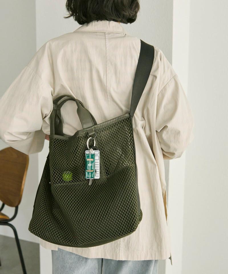 追加決定!【ouchi/ほし企画】ダイヤメッシュ2WAYトートバッグLサイズ