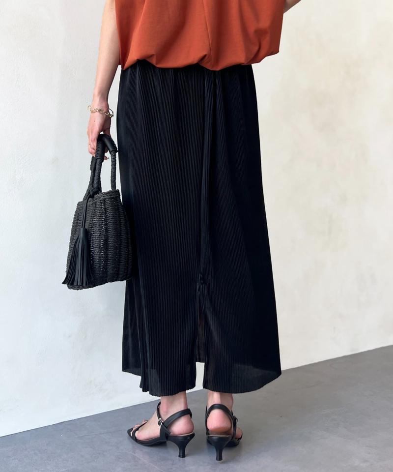 プリーツナロースカート