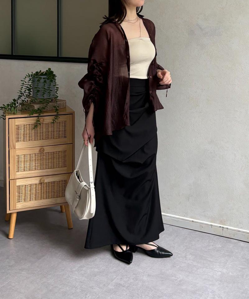 【新色登場！】アシメストラップカップ付きキャミ