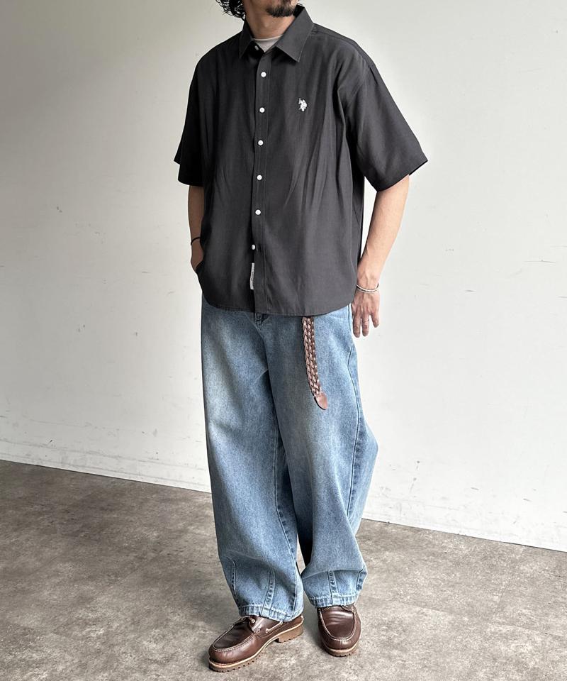 【U.S. POLO ASSN.】シルクタッチ半袖シャツ