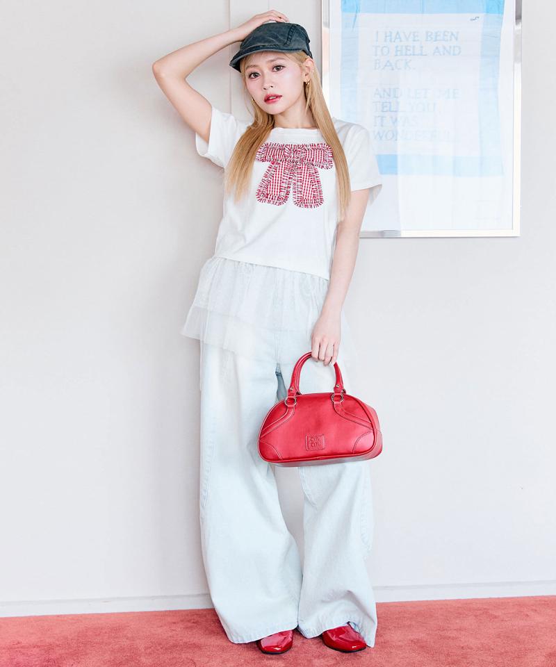 リボンTシャツ