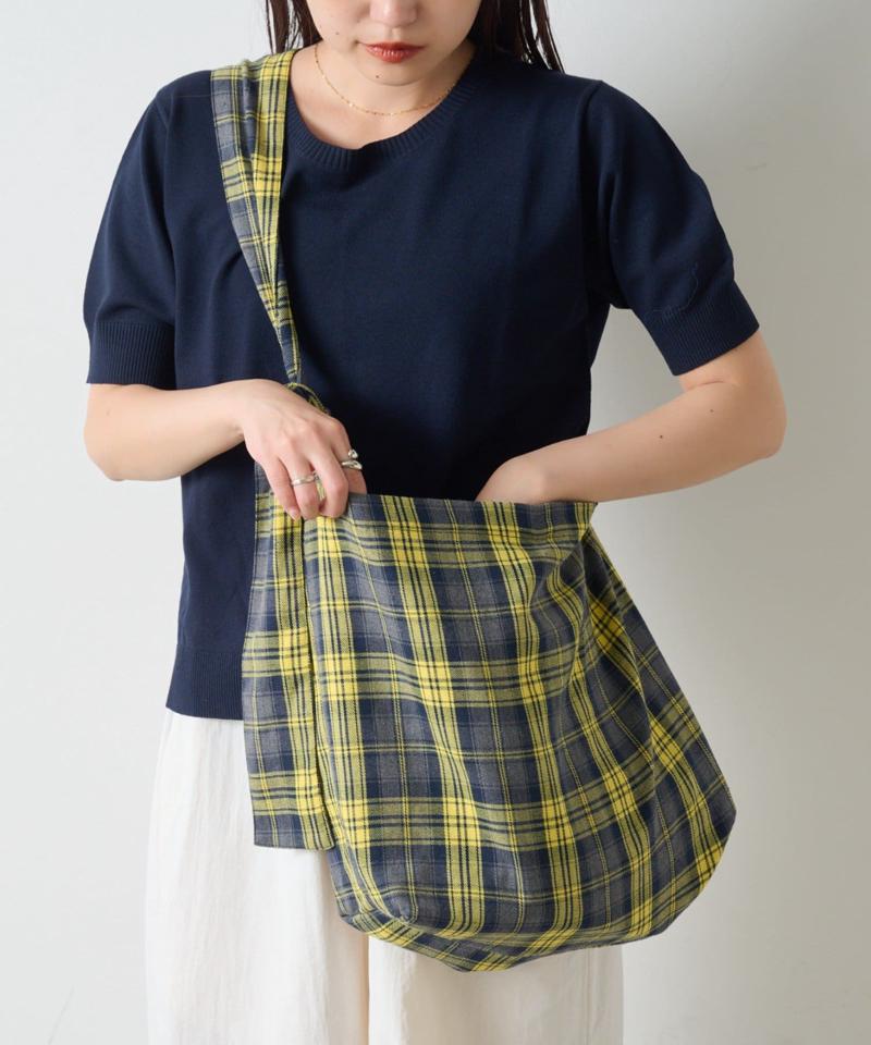 【UNISEX】チェック柄ショルダーバッグ