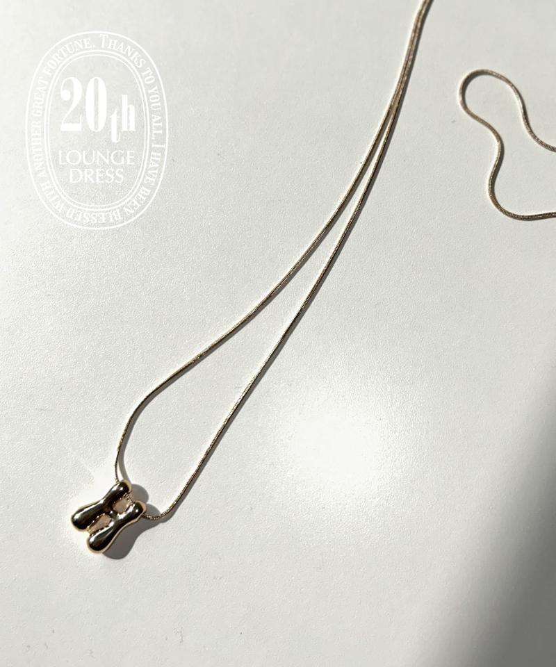 【20周年限定】【GALENA】20thイニシャルネックレス