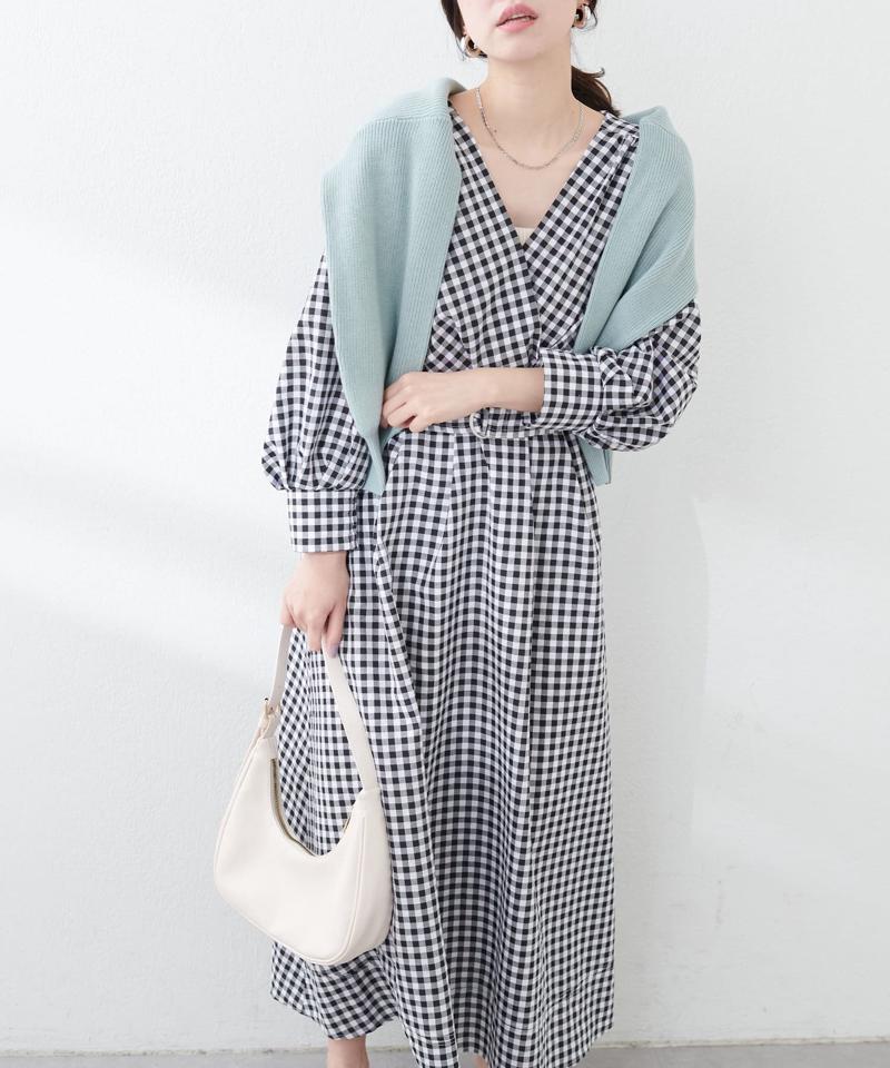 【natural couture】＜ako＞骨スト優勝カシュクールワンピース
