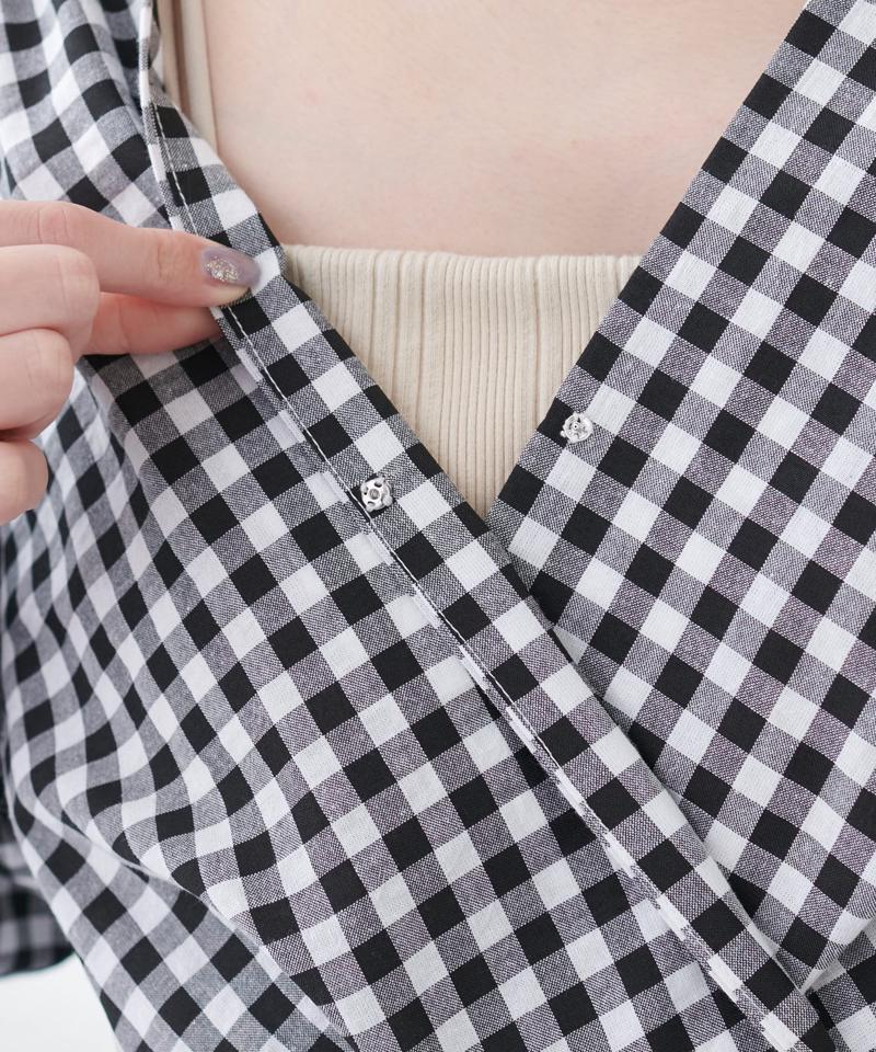 【natural couture】＜ako＞骨スト優勝カシュクールワンピース