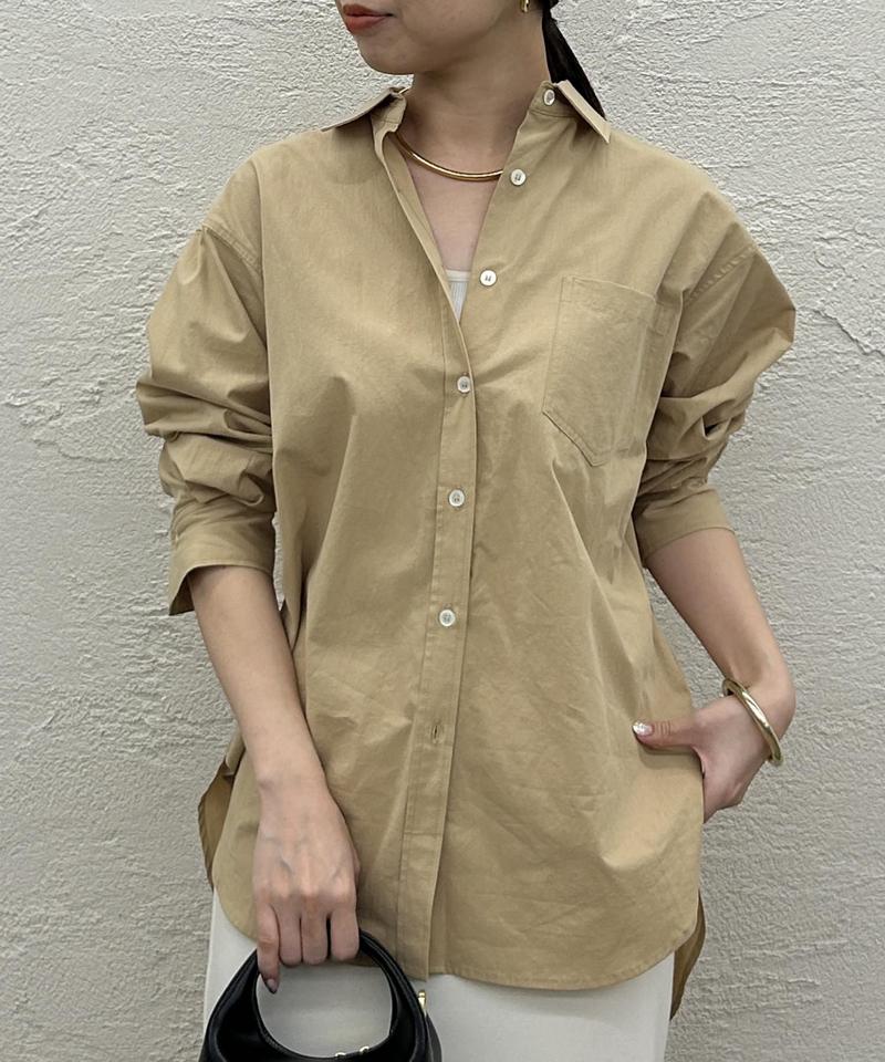 【Loungedress】コットンBASICシャツ