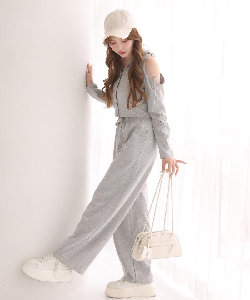 【セットで着られる】カットパンツ