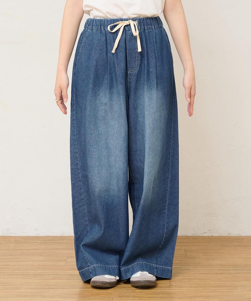 【低身長・高身長対応/サイズ展開あり】【新色追加】スタイルアップ柔らかワイドイージーパンツ