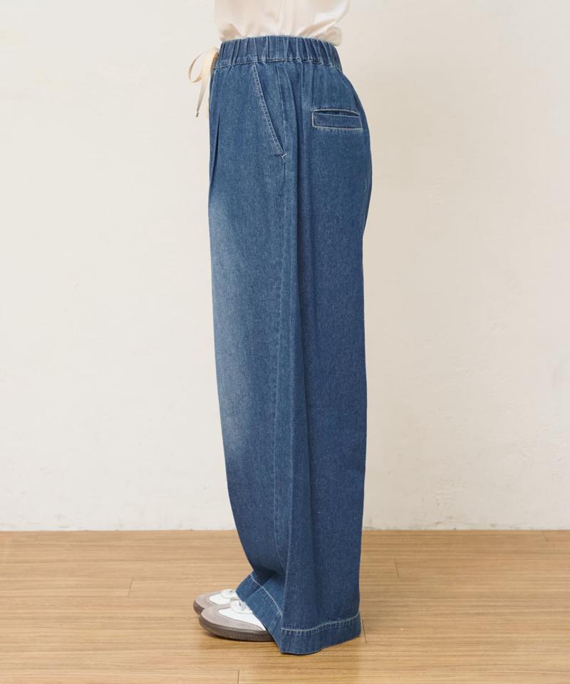 【低身長・高身長対応/サイズ展開あり】【新色追加】スタイルアップ柔らかワイドイージーパンツ