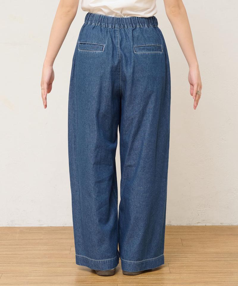 【低身長・高身長対応/サイズ展開あり】【新色追加】スタイルアップ柔らかワイドイージーパンツ