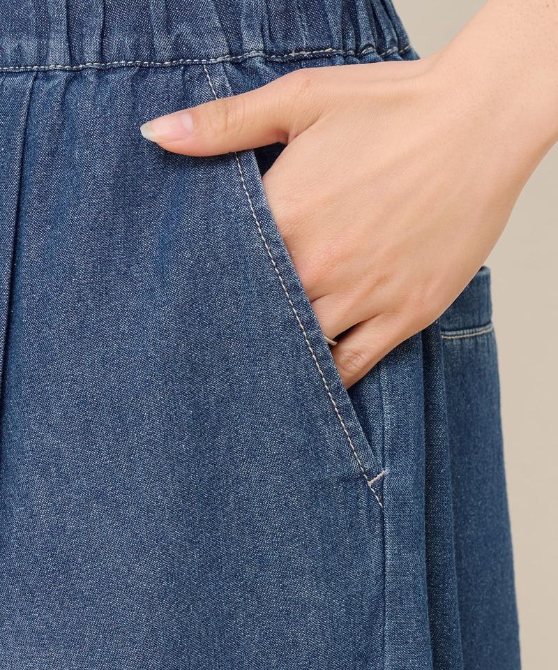 【低身長・高身長対応/サイズ展開あり】【新色追加】スタイルアップ柔らかワイドイージーパンツ