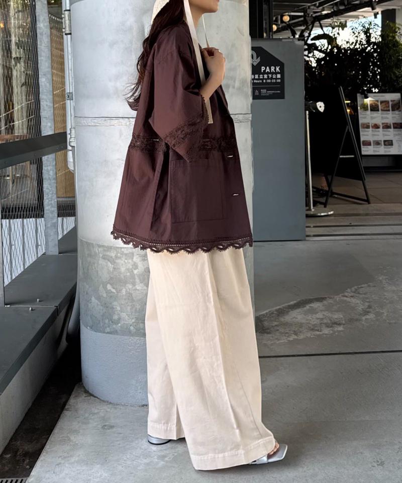 【低身長・高身長対応/サイズ展開あり】【新色追加】スタイルアップ柔らかワイドイージーパンツ