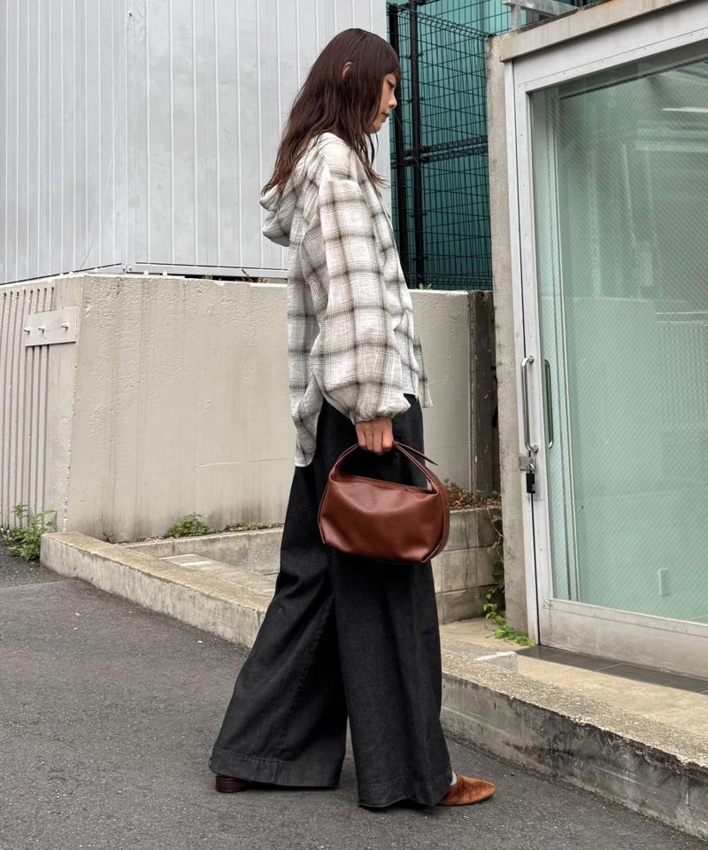 【低身長・高身長対応/サイズ展開あり】【新色追加】スタイルアップ柔らかワイドイージーパンツ