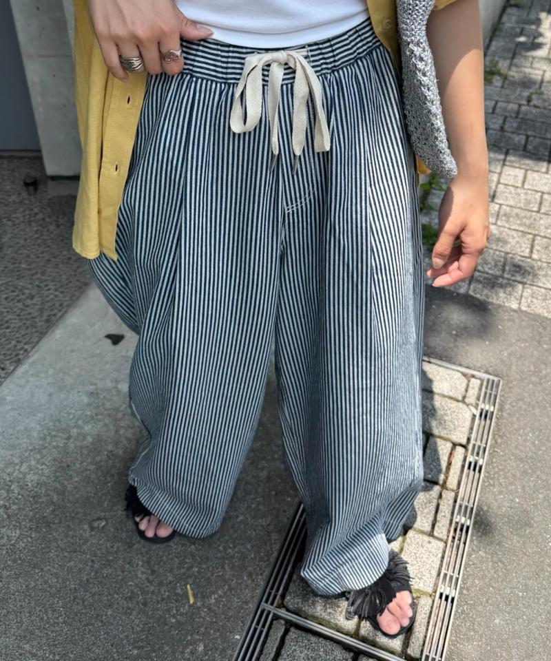 【低身長・高身長対応/サイズ展開あり】【新色追加】スタイルアップ柔らかワイドイージーパンツ