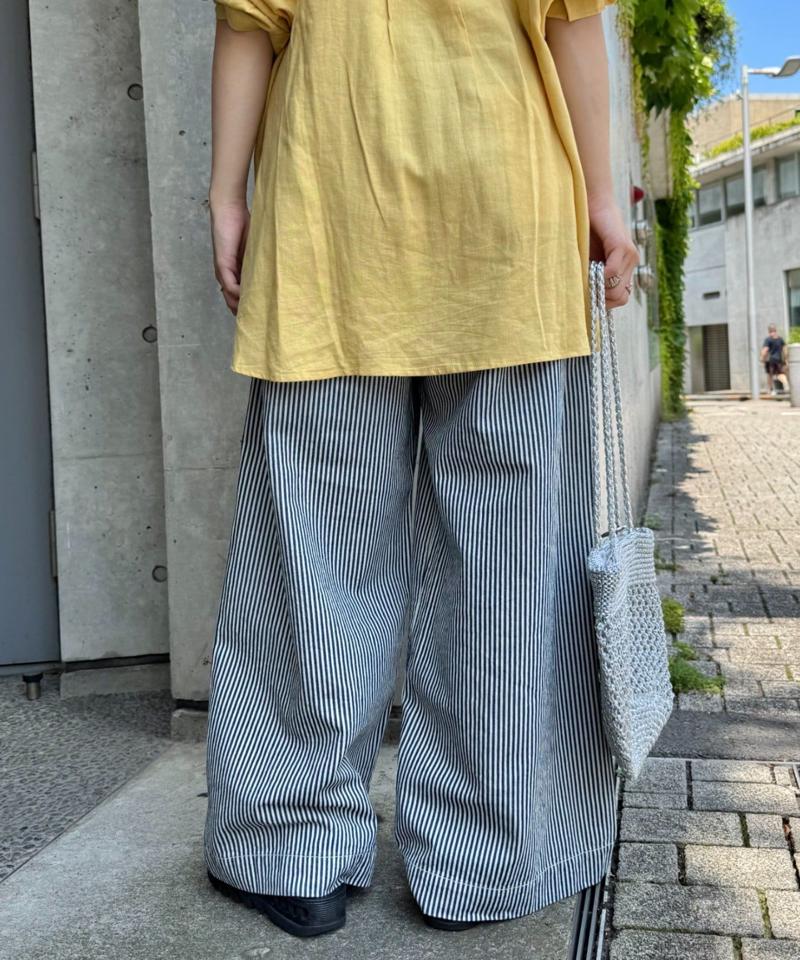 【低身長・高身長対応/サイズ展開あり】【新色追加】スタイルアップ柔らかワイドイージーパンツ