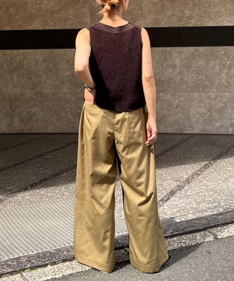 【低身長・高身長対応/サイズ展開あり】【新色追加】スタイルアップ柔らかワイドイージーパンツ