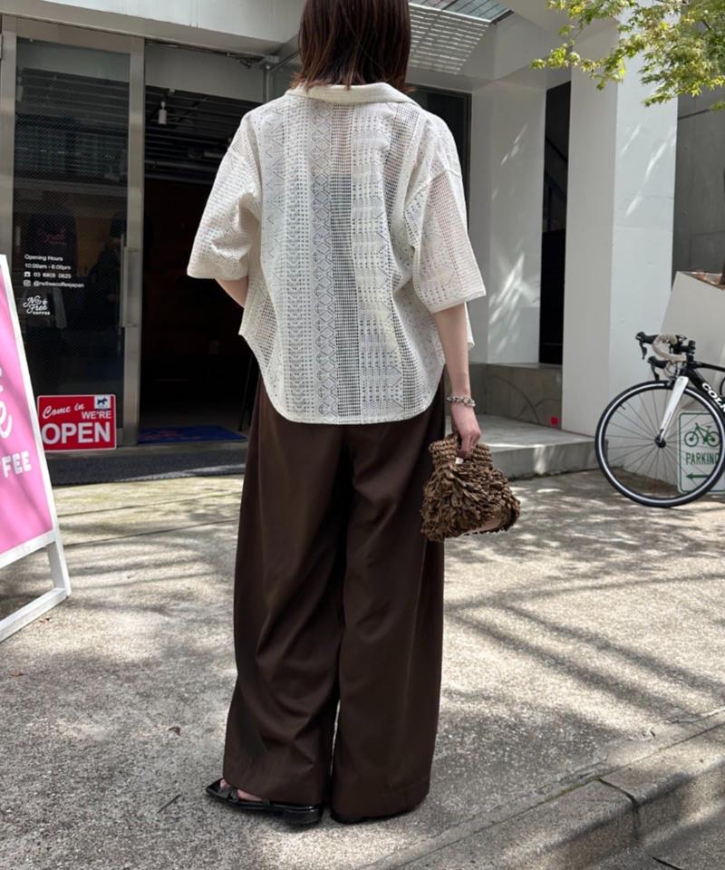 【低身長・高身長対応/サイズ展開あり】【新色追加】スタイルアップ柔らかワイドイージーパンツ