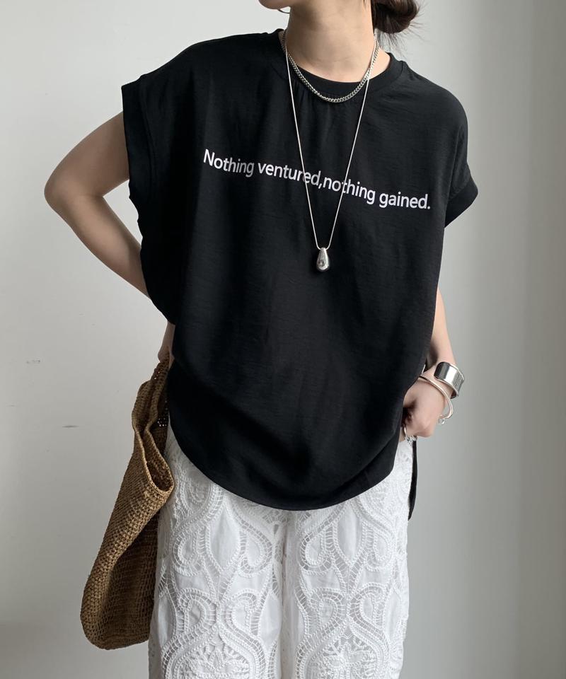 【WEB限定】ジョーゼットロゴTEE