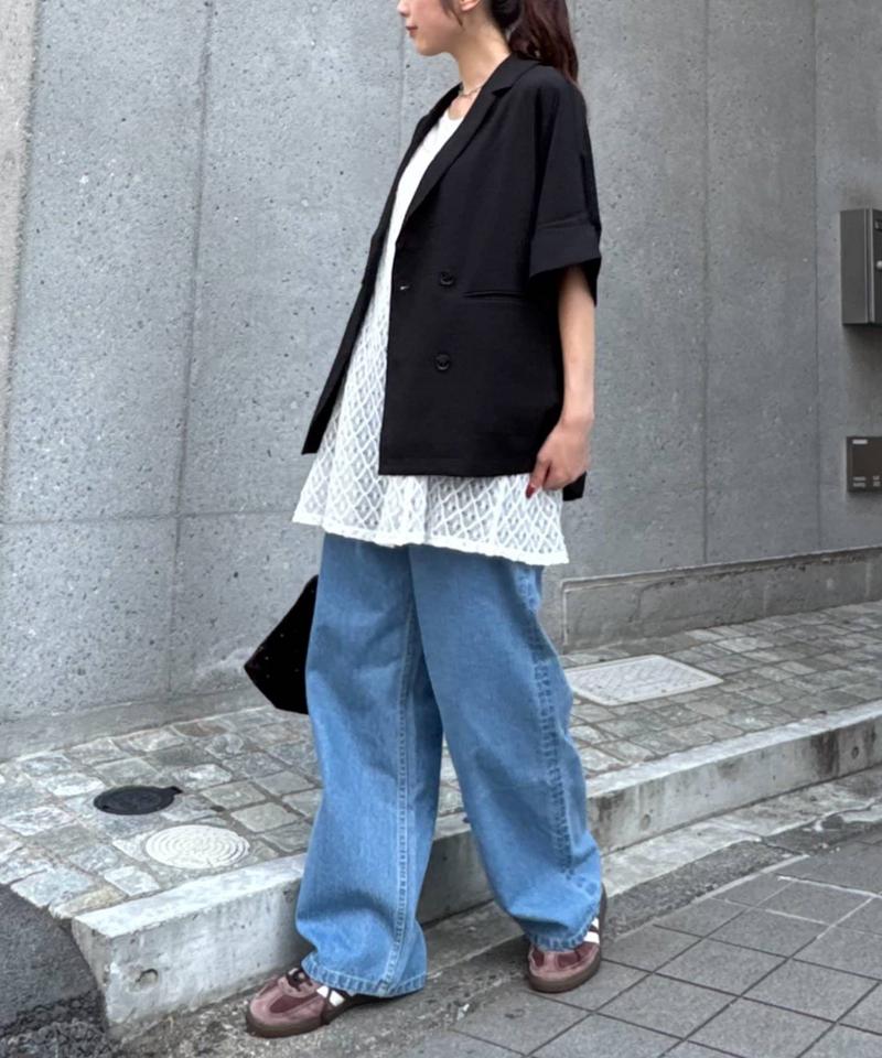 【夏の体型カバーに】柄アソートマルチウェイキャミチュニック