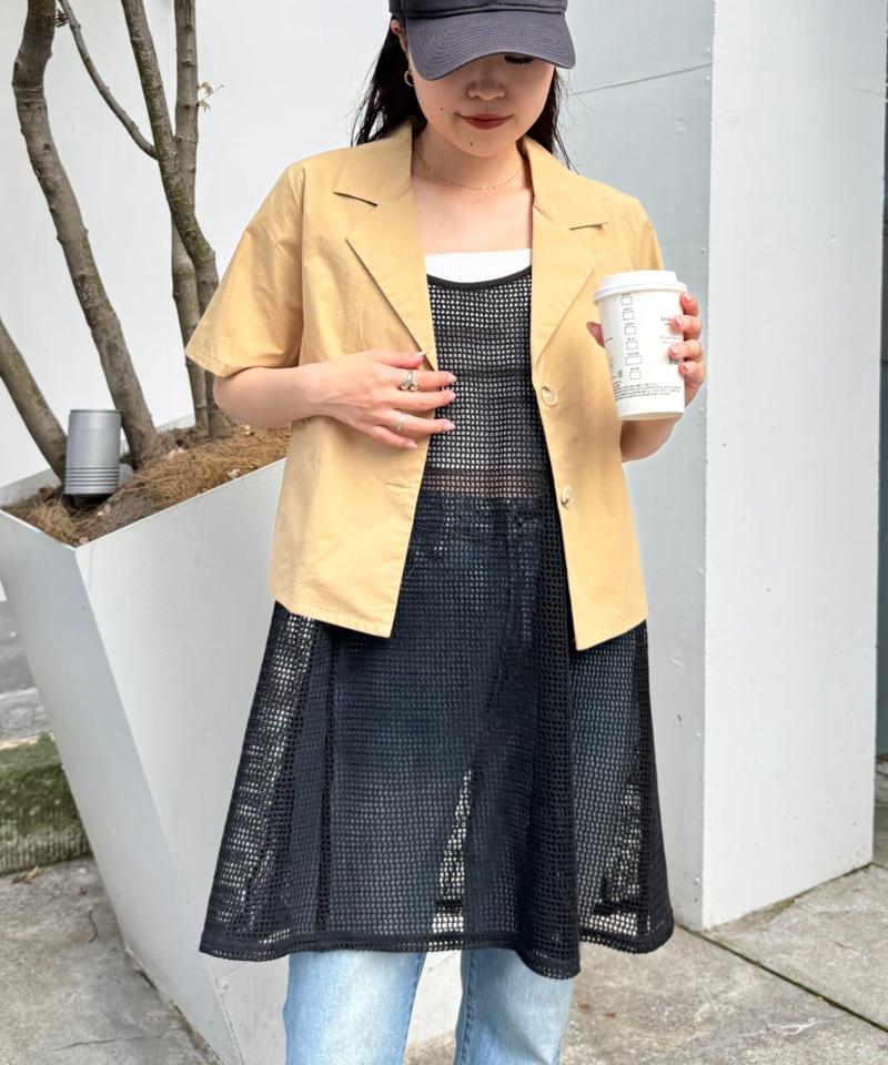 【夏の体型カバーに】柄アソートマルチウェイキャミチュニック