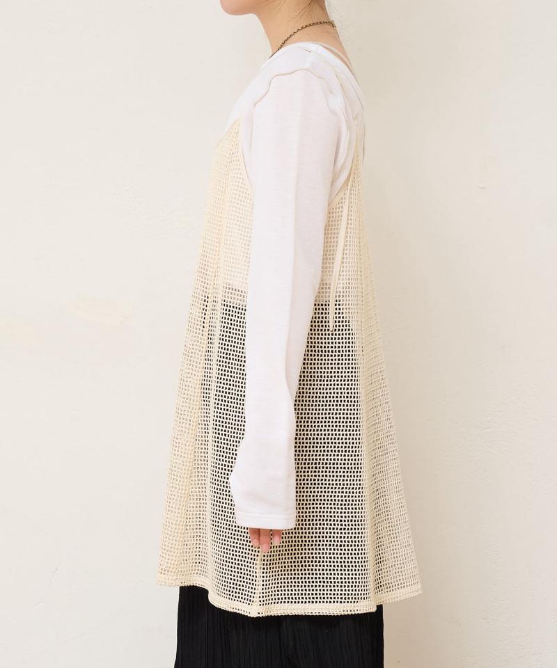 【夏の体型カバーに】柄アソートマルチウェイキャミチュニック