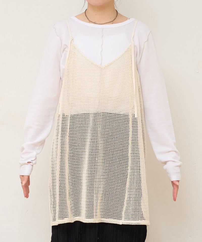 【夏の体型カバーに】柄アソートマルチウェイキャミチュニック