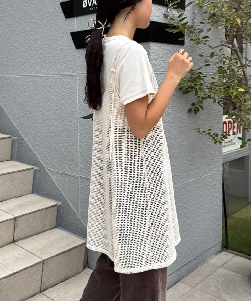 【夏の体型カバーに】柄アソートマルチウェイキャミチュニック