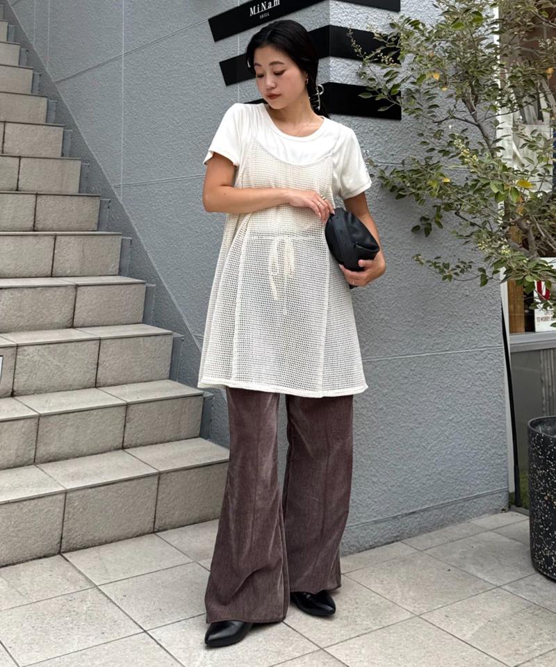 【夏の体型カバーに】柄アソートマルチウェイキャミチュニック