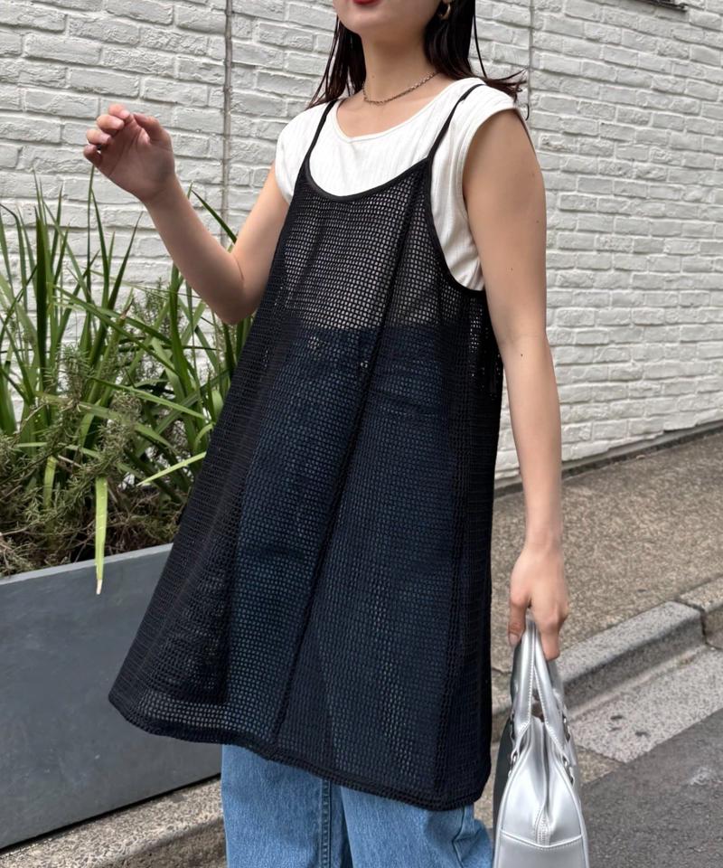 【夏の体型カバーに】柄アソートマルチウェイキャミチュニック
