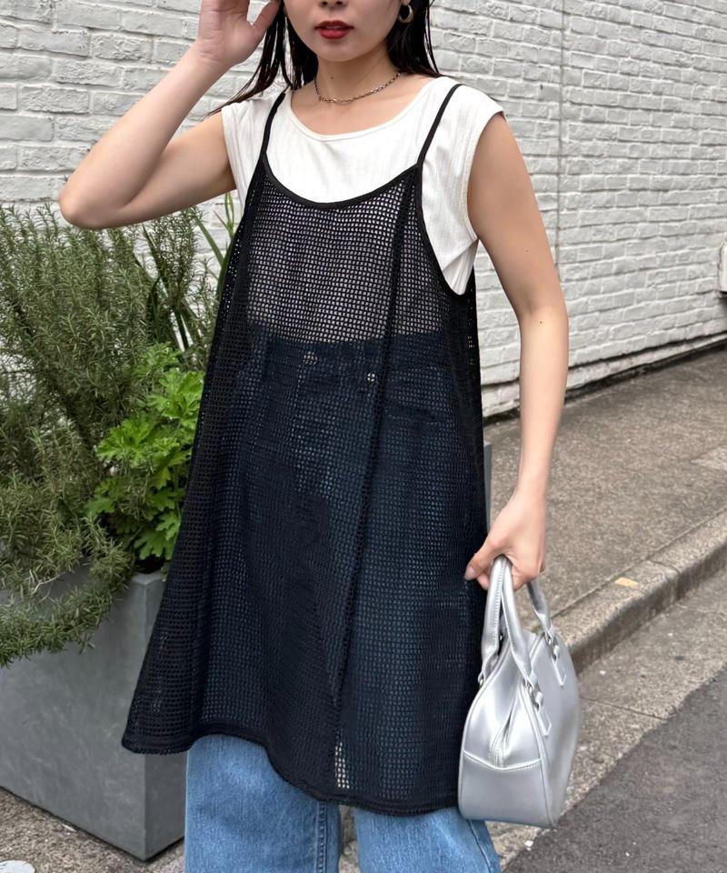 【夏の体型カバーに】柄アソートマルチウェイキャミチュニック