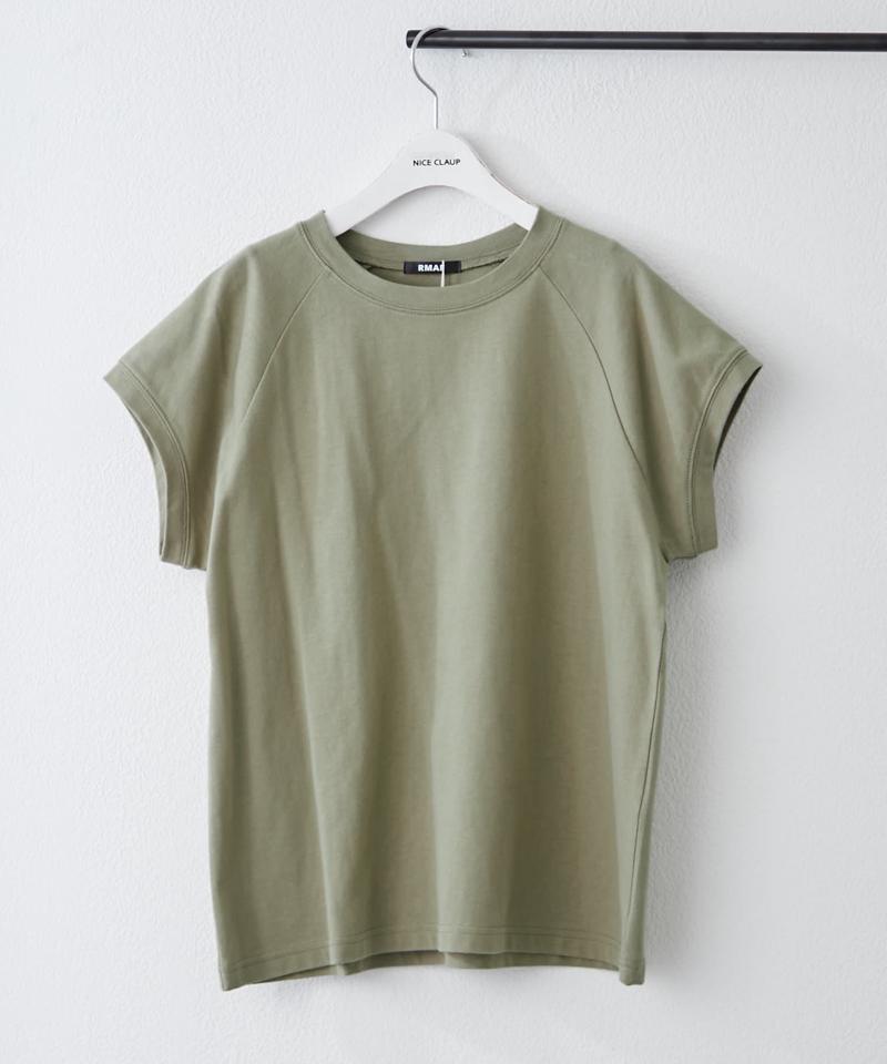 【8色展開！】オーガニック素材、華奢見えフレンチTシャツ