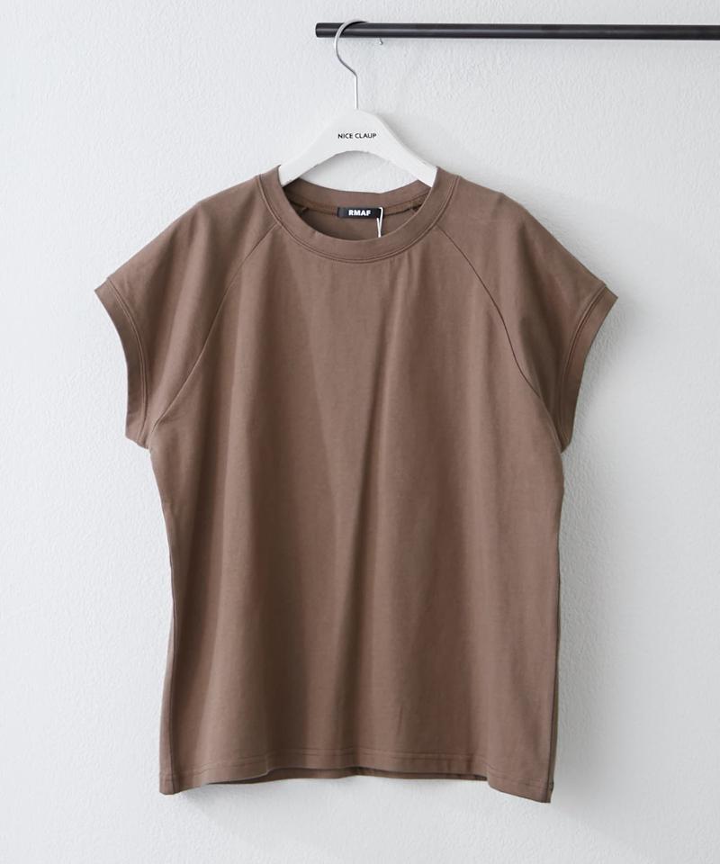 【8色展開！】オーガニック素材、華奢見えフレンチTシャツ