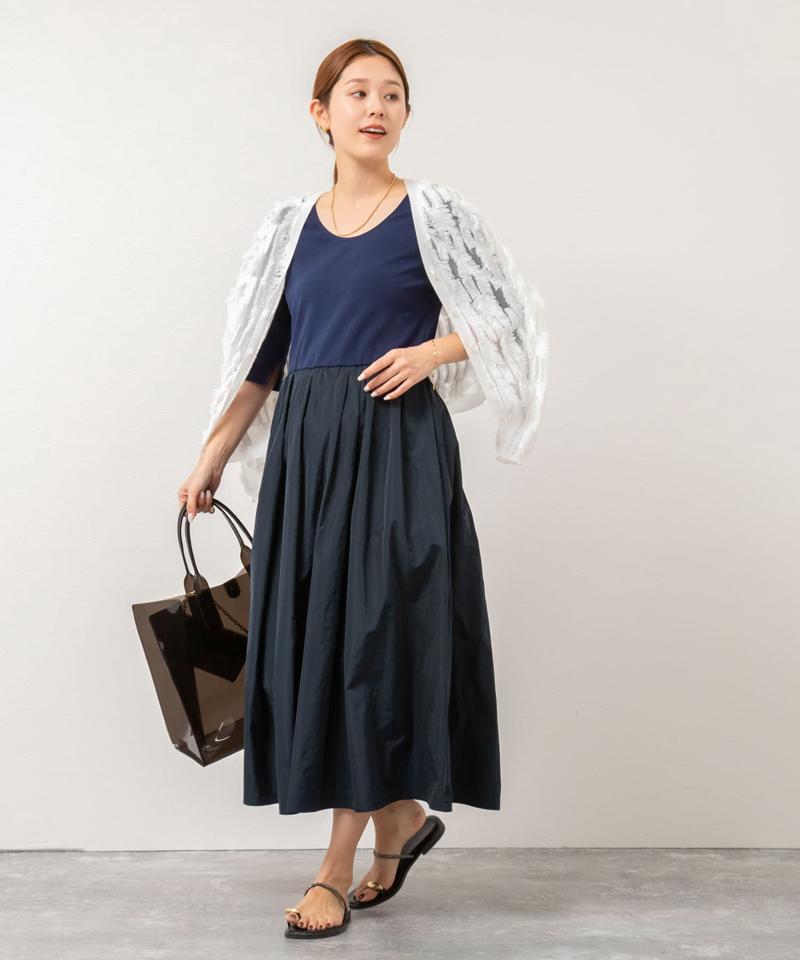 ◇【WEB限定】ウォッシャブル2WAYドッキングワンピース