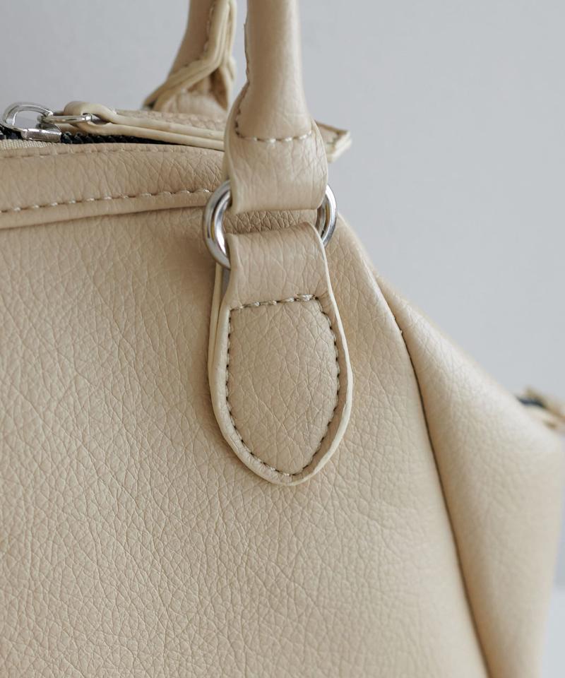 【600mlペットボトル収納可◎ / 収納力抜群♪】フレームソフトボストンバッグ《詳細動画あり》