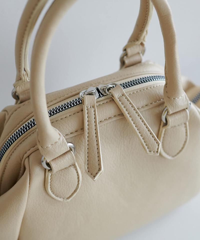 【600mlペットボトル収納可◎ / 収納力抜群♪】フレームソフトボストンバッグ《詳細動画あり》